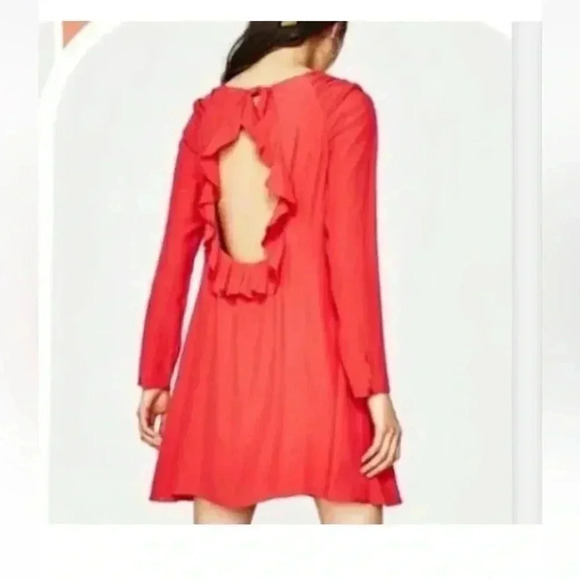 Zara XS Open Back Dress - Picture 1 of 3